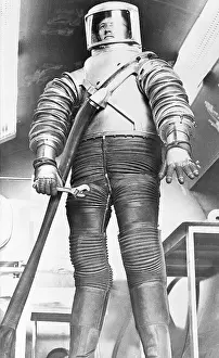 Modeling Prints: Man Poses in Test Space Suit