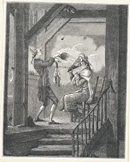 Man Powdering Woman