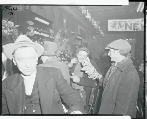 Man Purchasing Pretzel