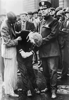 Cleveland Prints: Man Receiving Aid from Police After Fainting