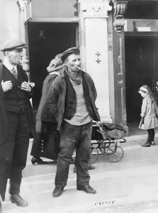 Prints of (Original Caption) Remarkable Survivors of Lusitania Disaster. Called the man who cannot be drowned A Visual Journey Through the Legacy of the World’s Most Infamous Ship: Man Rescued from Three Shipwrecks