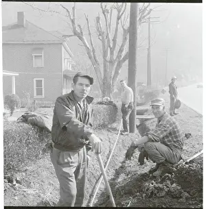 West Virginia Prints: Man Resting from Work