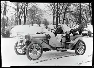 Homecoming Prints: Man Returning from Christmas Shopping
