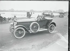Man Riding in New German Car