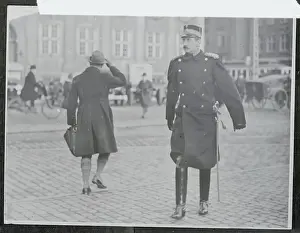 Respect Prints: Man Saluting Behind King Christian