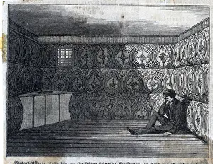 Man Sits In Padded Cell At Ward'S Island
