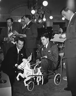 Tricycle Prints: Man Sits On Toy