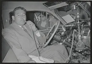 Vice Prints: Man Smoking Hookah in Car