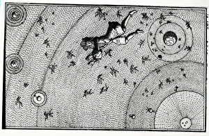 Outer Space Prints: Man In Space, Engraving