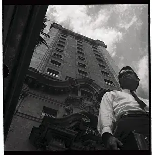 Man Standing Outside Freedom Tower