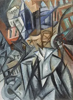 Womens Art Prints: Man on the Street (Analysis of Volumes)