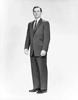 Business Man Prints: Man in full suit, portrait