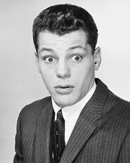 Man with surprised expression
