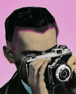 Images Dated 19th January 2015: Man Taking a Picture