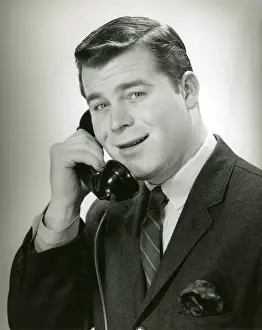 Man on telephone