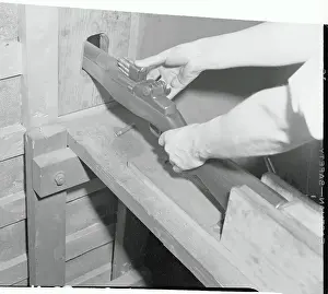 Springfield Prints: Man Testing Rifle