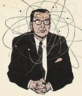 Nerd Prints: Man Thinking