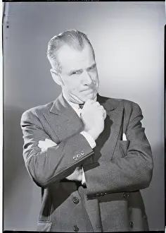 Thinking Prints: Man in Thoughtful Pose