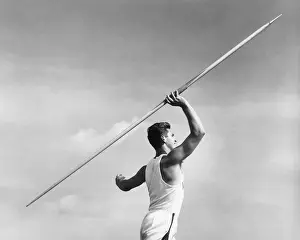 Decathlon Prints: Man throwing javelin
