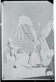 Man Tight Lacing Woman'S Corset