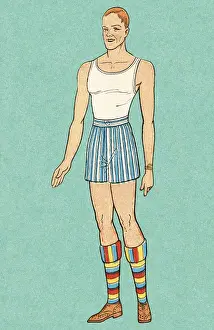 Man in Undergarments