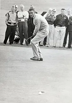Rolling Prints: Man Watching Putt