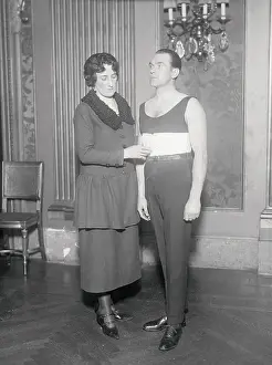 Man Wearing a Corset