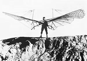 Challenge Prints: Man Wearing Glider Wings