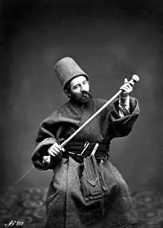 Pole Prints: Man Wearing Middle Eastern Clothing