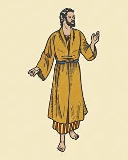 Man Wearing a Robe