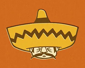 Ethnicity Gallery: Man Wearing Sombrero