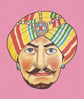 Sultan Prints: Man Wearing Turban