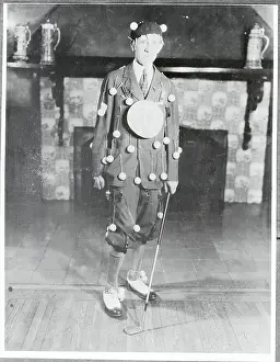Pinehurst Prints: Man Wearing Unusual Costume With Golf Club