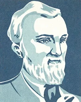 Man with white beard