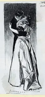 Man And Woman Kissing