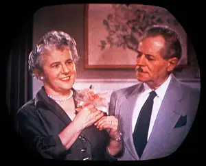 Corsage Prints: Man and Woman on Television