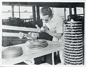 Man Working in Automobile Factory