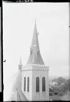 Courage Prints: Man Working on Steeple
