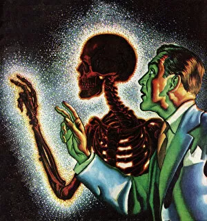 Spooky Gallery: Man and X-Ray