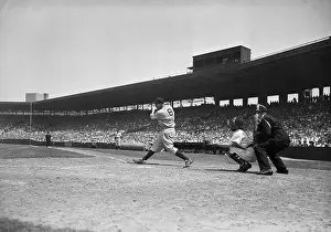 Manager Batting For The Yankees