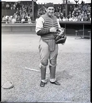 Catcher Prints: Manager Mickey Cochrane In Uniform