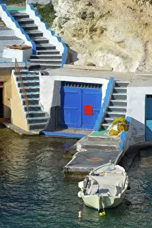 Mandrakia Seaside Settlement, Milos Island, Greece