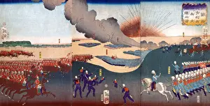 Formations Prints: Maneuvers of French & English soldiers