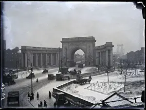 Manhatan Bridge With Touch Of Snow