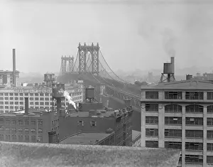 Cityscape Prints: Manhattan Bridge