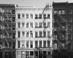 New York's Iconic Fire Escapes Collection: Manhattan Facades