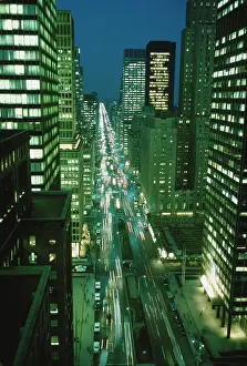 Huty24939 Prints: Manhattan At Night