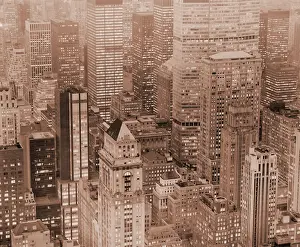 Overlooking Prints: Manhattan skyline