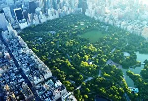 Jerry Trudell Aerial Photography Collection: Manhattans Central Park