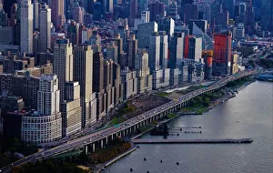 Jerry Trudell Aerial Photography Collection: Manhattans West side